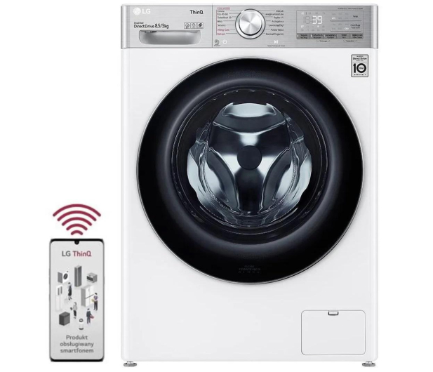 LG PRALKO-SUSZ. LG F2DV9S8H2E### - 1383810 - zdjęcie